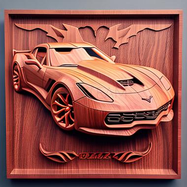 3D модель Chevrolet Corvette (STL)